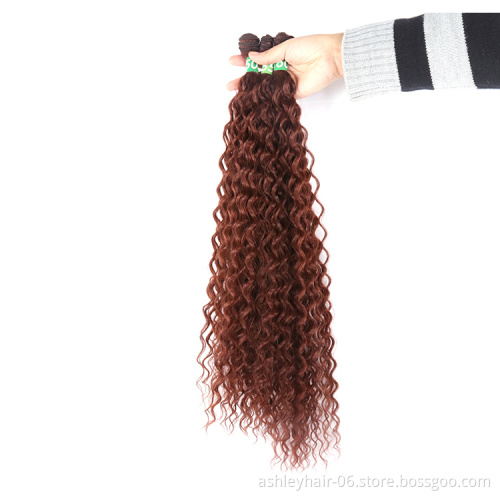 22 Inch Natural Smooth Protein Fiber 100% Synthetic Wave Italian Hair Extension